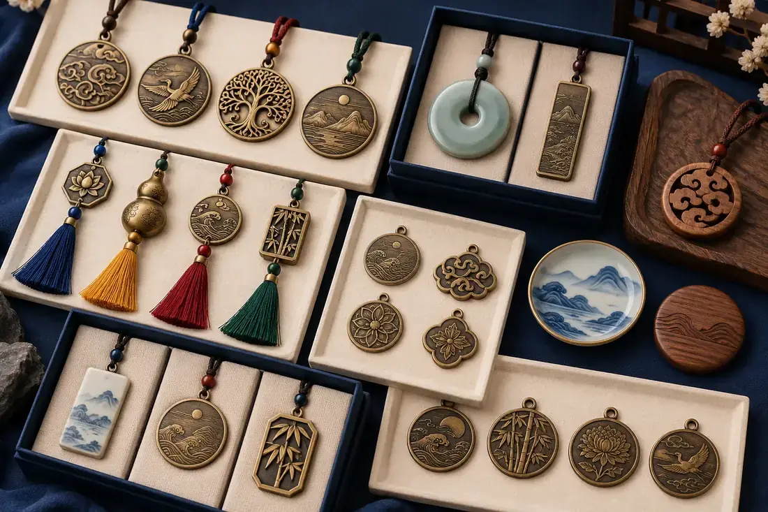 Strip cultural gifts, clusters and cultural gift trays on a museum sampling table